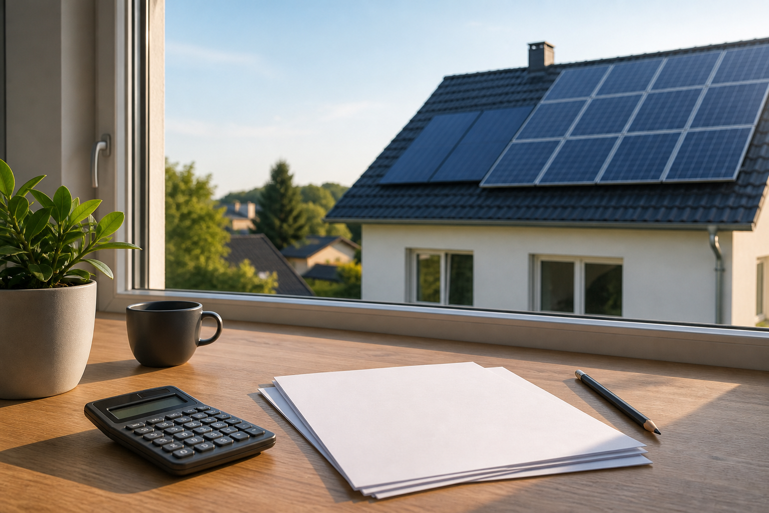 Illustrative Darstellung zum Ratgeberthema Photovoltaik-Förderung: Programme und Zeitpunkt aktuell prüfen